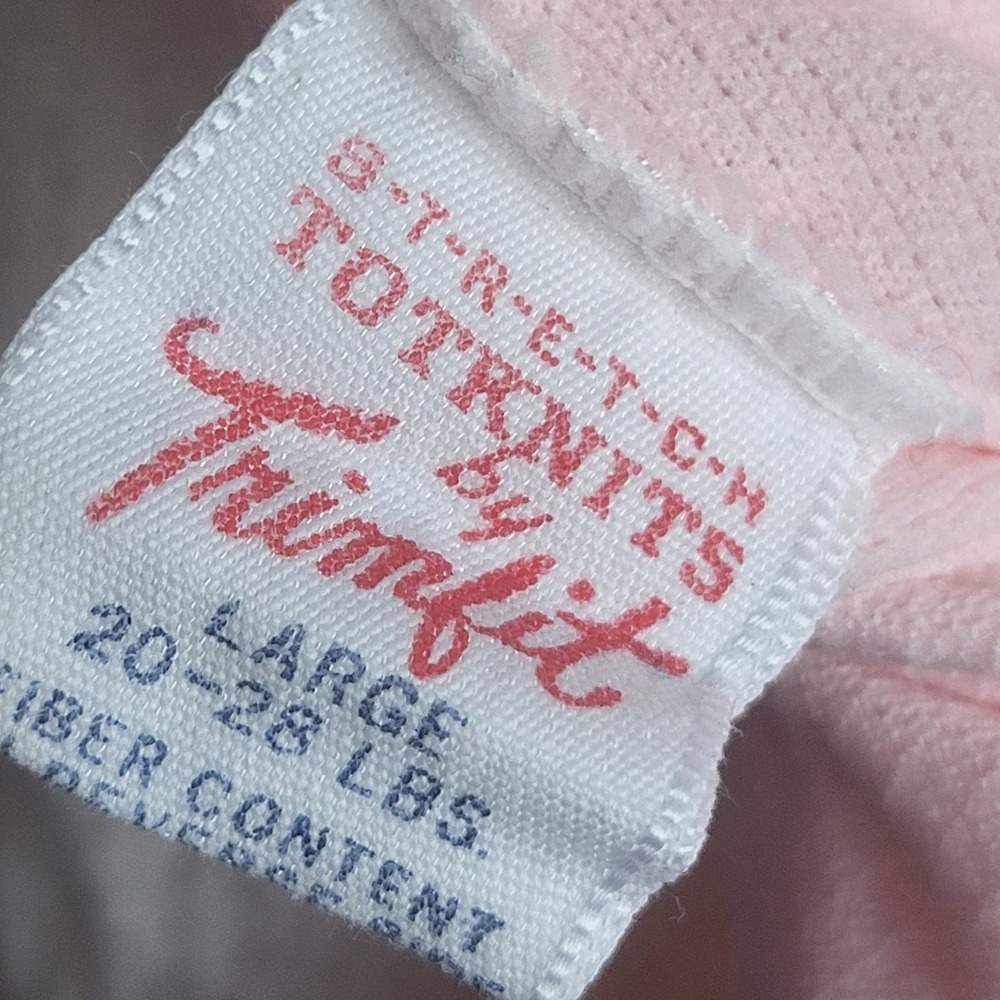 vintage‎ 60s pink and cream lace baby onepiece outfit large 20-28 lb trimfit - Picture 3 of 7
